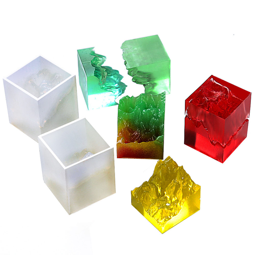 Khuôn Silicon Làm Đồ Trang Sức Hình Núi Tuyết