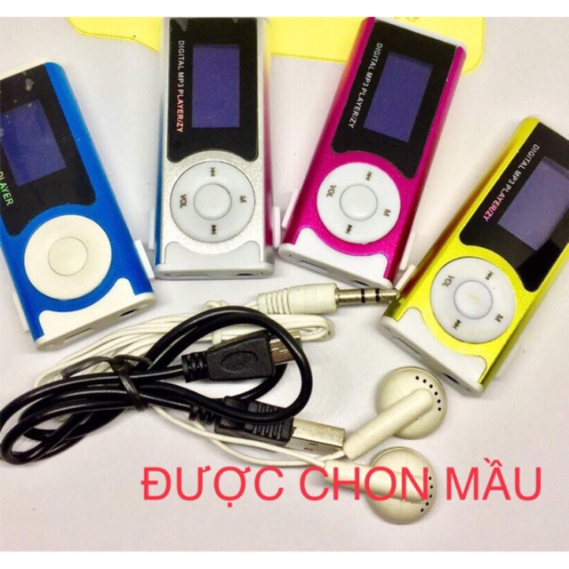 Máy mp3 mini màn Lcd hình chữ nhật hoặc vuông