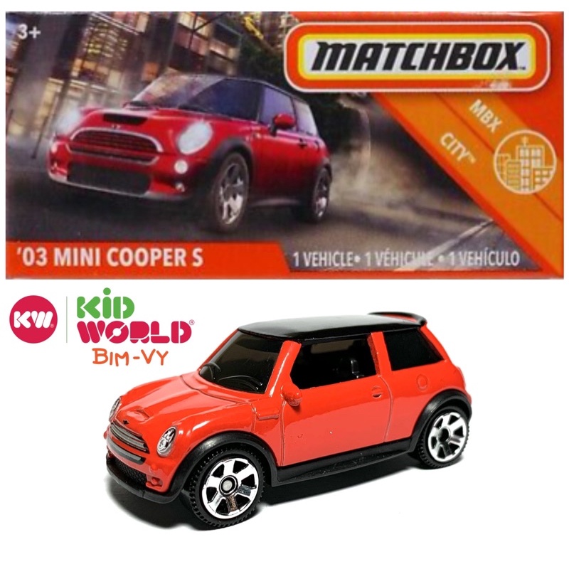 Xe mô hình Matchbox Box '03 Mini Cooper S 39/100. Tỷ lệ 1:64.