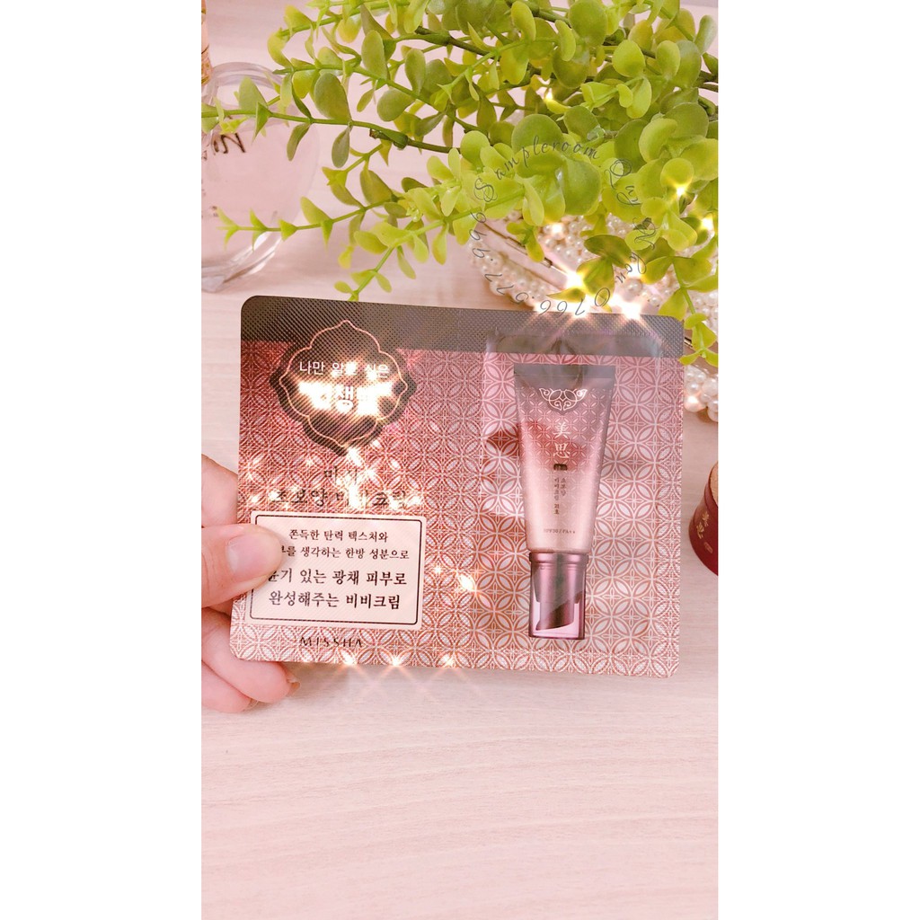 Sample Kem nền nhân sâm MISSHA Cho Bo Yang BB Cream SPF30/PA+++