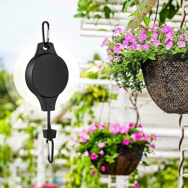 [Bán Chạy Promos] Móc Treo Chậu Hoa / Chậu Hoa Có Thể Nâng / Móc Treo Chậu Có Thể Thu Gọn
