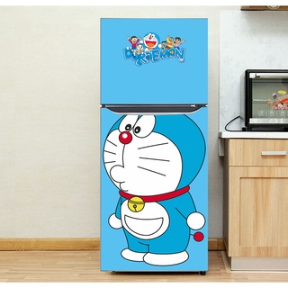 Decal dán Tủ Lạnh Doremon  chất liệu cao cấp