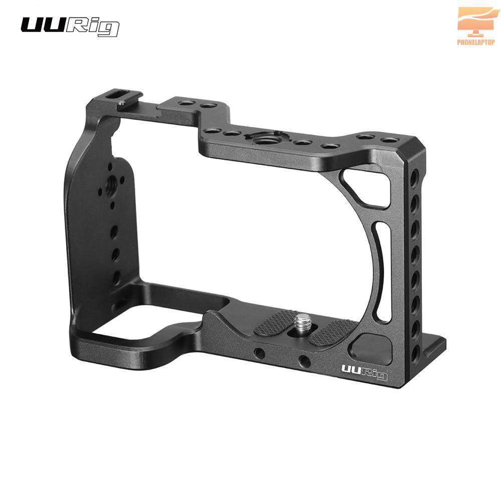 UURig Aluminum Alloy Camera Cage with Cold Shoe Compatible with Sony A6600