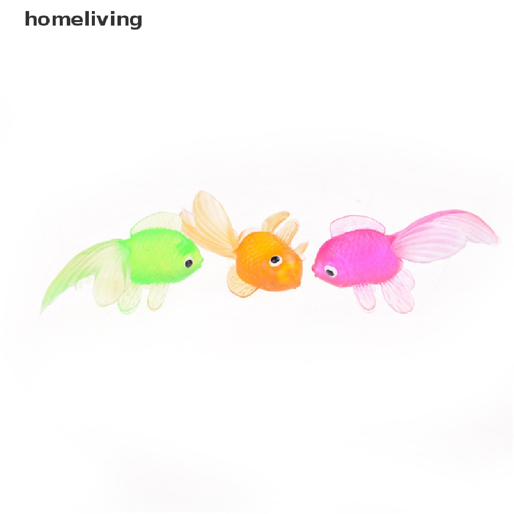 Set 20 Cá Vàng Đồ Chơi Bằng Cao Su Mềm Cho Bé