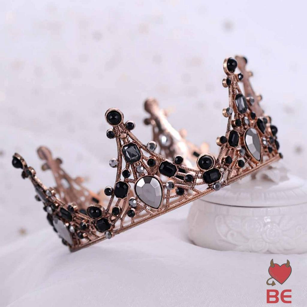 YADORNOS Vương Miện Cài Tóc Phong Cách Vintage Sang Trọng Cho Nữ