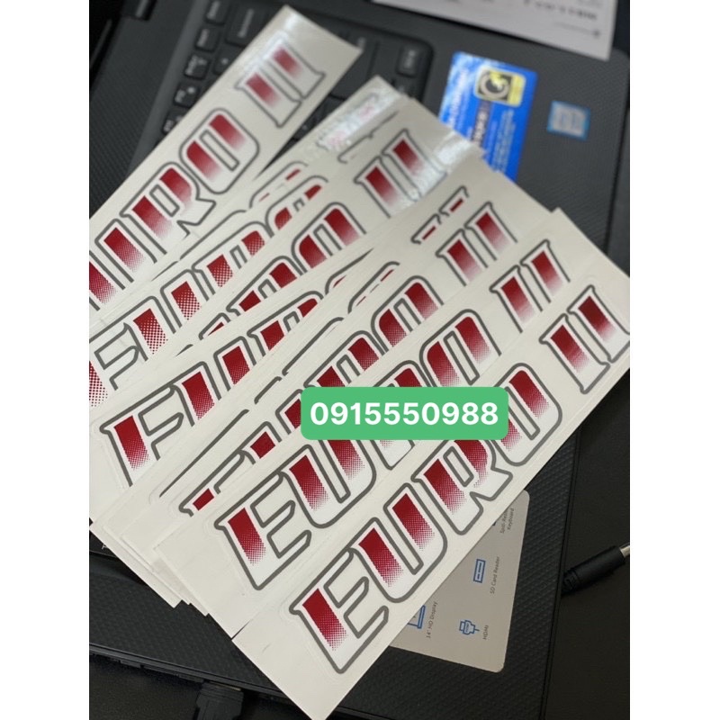 Tem chữ Suzuki ,Tem Euro4,Tem Euro2,Tem chữ Super carry