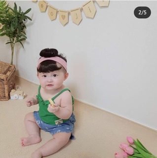 Tuban tóc 1 chùm ( ảnh khách nhí)