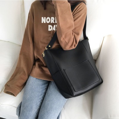 Túi tote da đeo vai vừa A4 - M012 | BigBuy360 - bigbuy360.vn