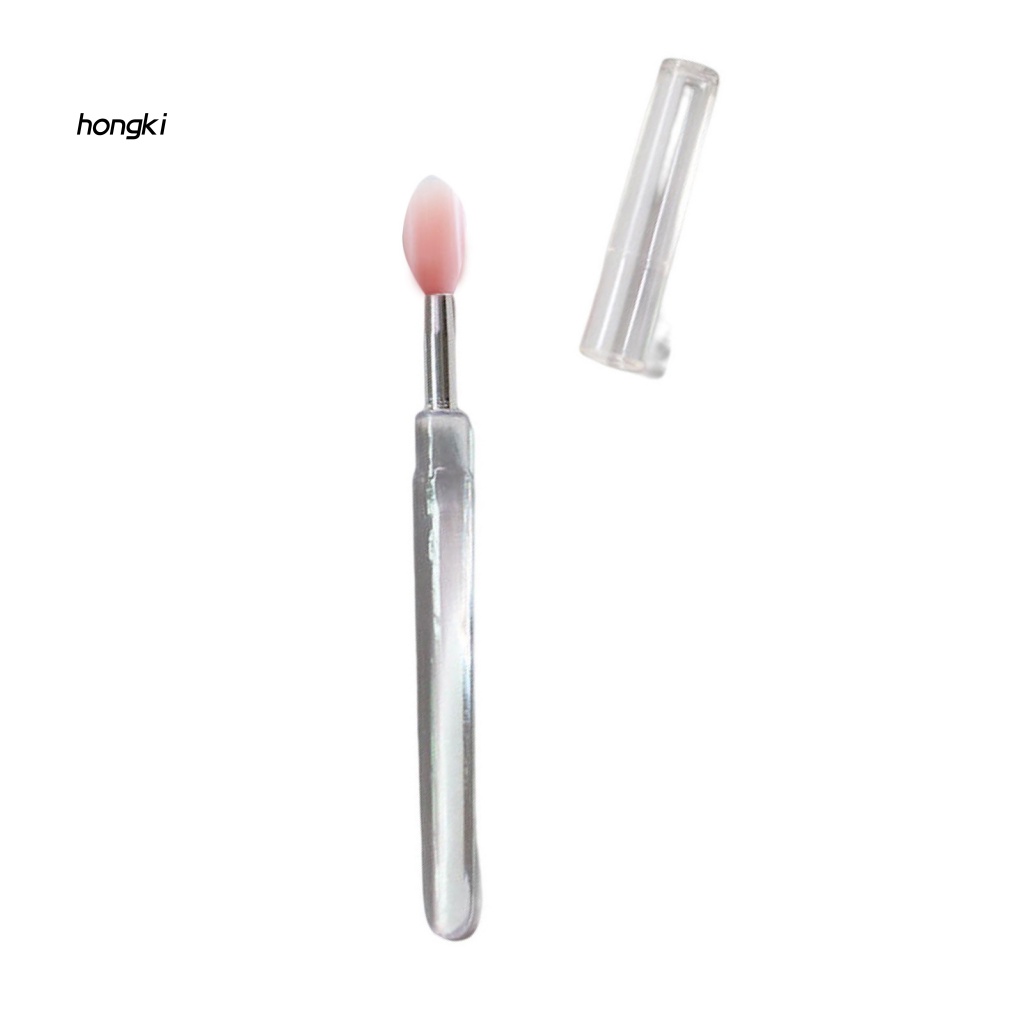 Cọ Trang Điểm Mắt Bằng Silicone Gọn Nhẹ Tay Cầm Bằng Silicone Tiện Dụng Cho Nữ