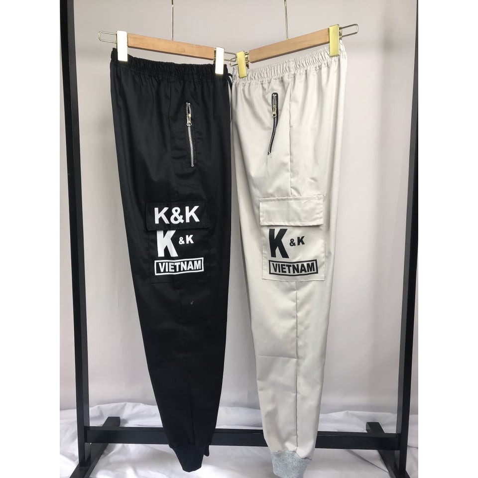Quần Jogger Kaki Túi Hộp K &amp; K Việt Nam