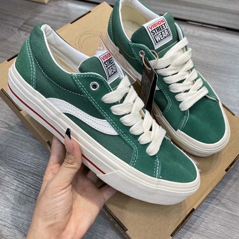 GIÀY VANS VISION OLD CRIRKUS GREEN BLACK BASIC LAI AU