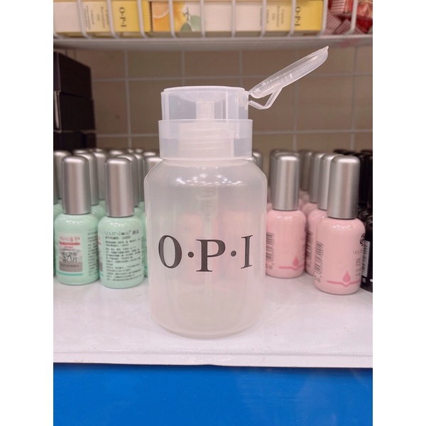 Chai OPI - kitty đựng nước lau gel- cồn- dụng cụ làm móng