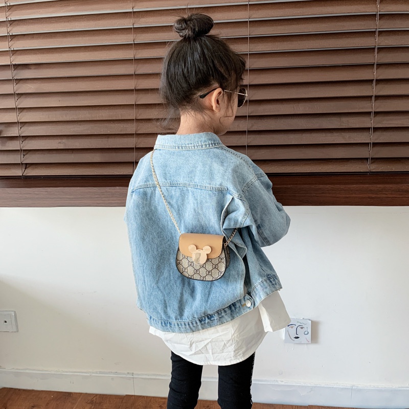 Túi Đeo Chéo Mini Họa Tiết Hoạt Hình Dễ Thương Cho Bé Gái