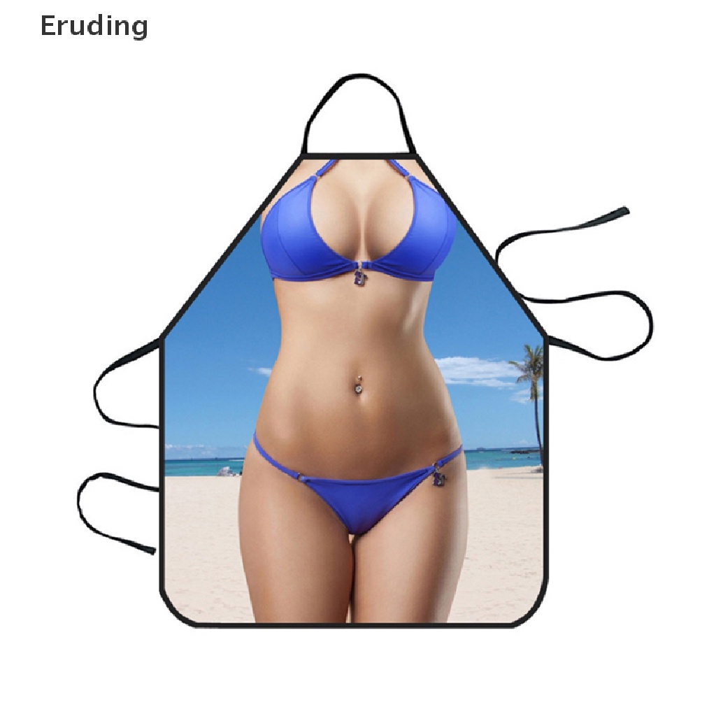 1 Tạp Dề Nấu Ăn In Hình Dễ Thương Vui Nhộn Cho Nữ