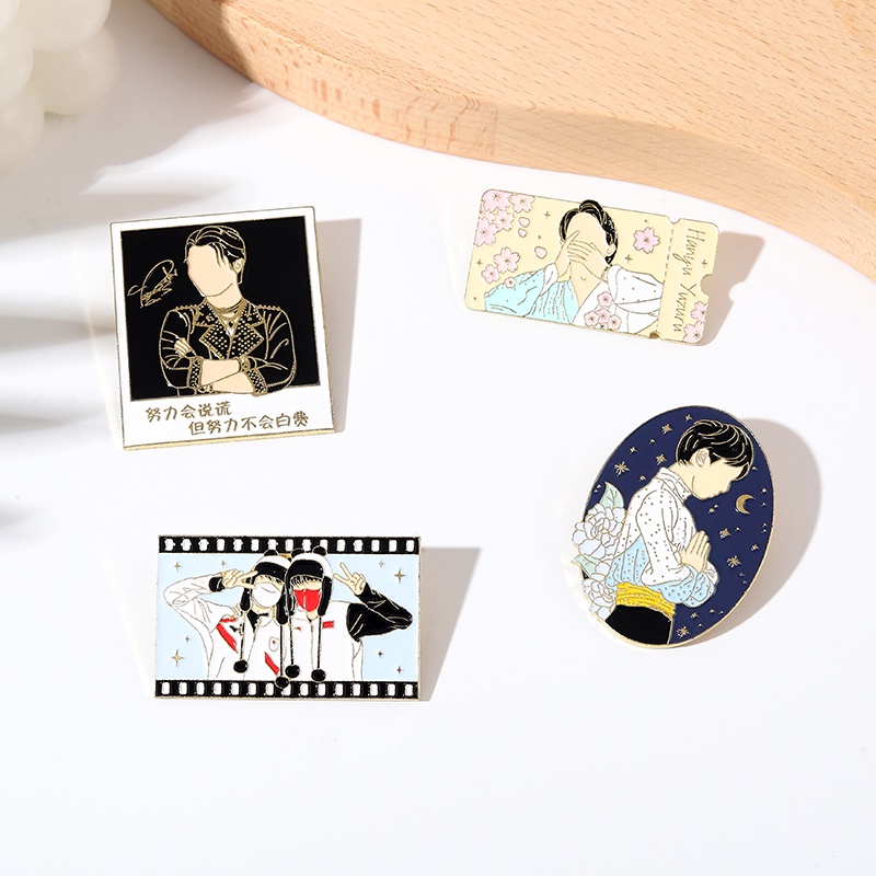 Huy Hiệu Cài Áo Hình Nhân Vật Anime Dễ Thương