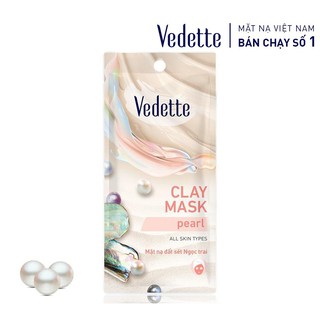 🥭 MẶT NẠ ĐẤT SÉT NGỌC TRAI 12g VEDETTE