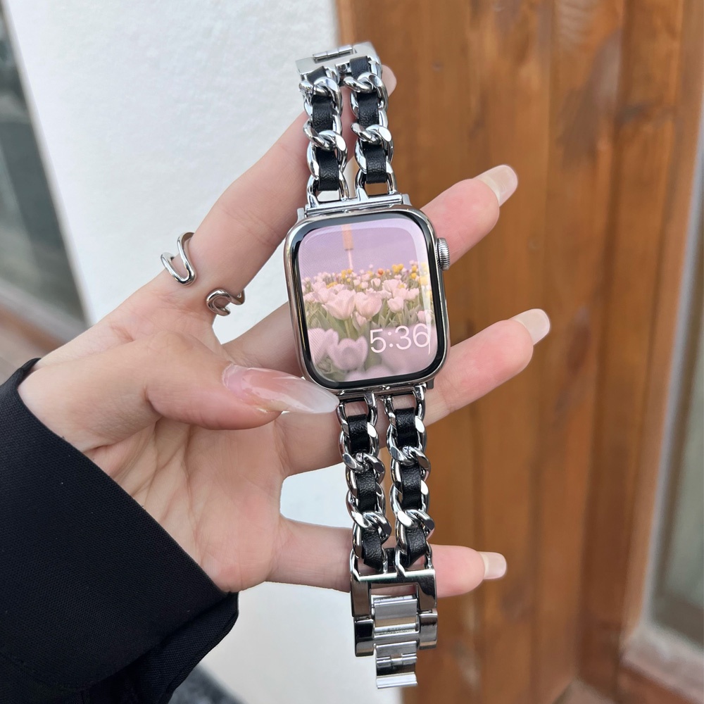 Dây Đeo Inox Cho Đồng Hồ Thông Minh iWatch Series 7/6/5/4/3/SE 44mm 40mm 42mm 38mm 45mm 41mm