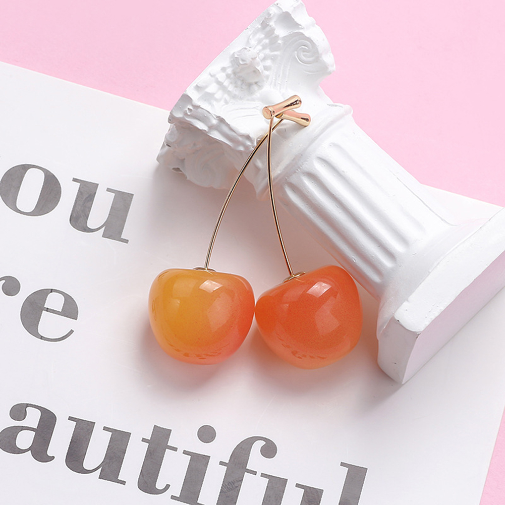 Đôi bông tai hình quả cherry dễ thương