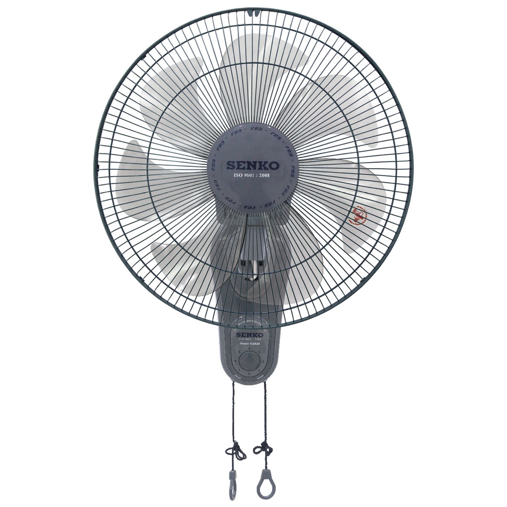 Quạt treo tường Senko TC1620 công suất 65W, 3 tốc độ gió, thiết kế tinh tế - Hàng chính hãng - Bảo hành 2 năm