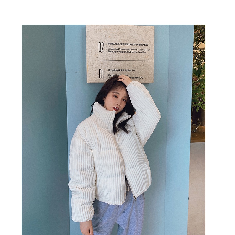 {Mộc Lan Order} Áo khoác nhung trần bông phong cách hàn quôc cho bạn nữ | BigBuy360 - bigbuy360.vn