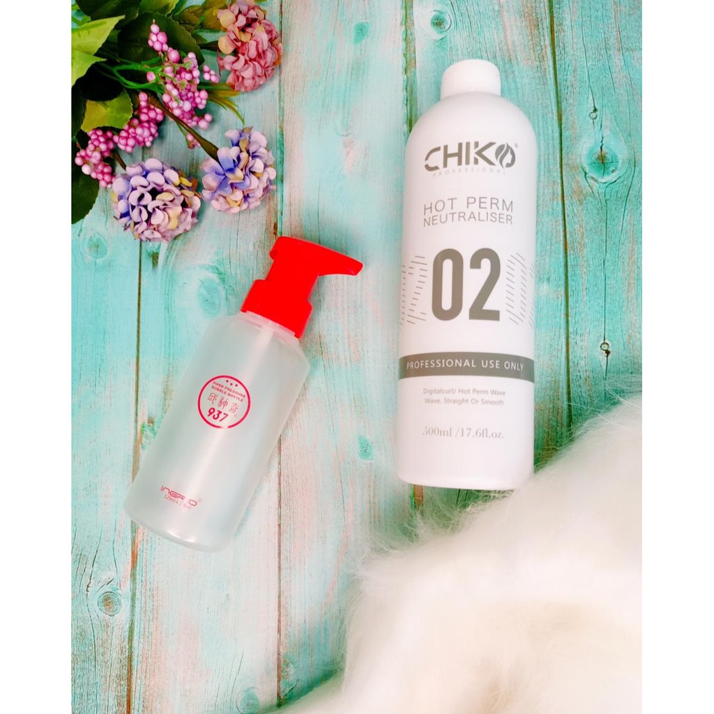 [Gía SALON] Thuốc dập uốn nước định hình kích xoăn CHIKO 500ml (Thuốc uốn số 2)