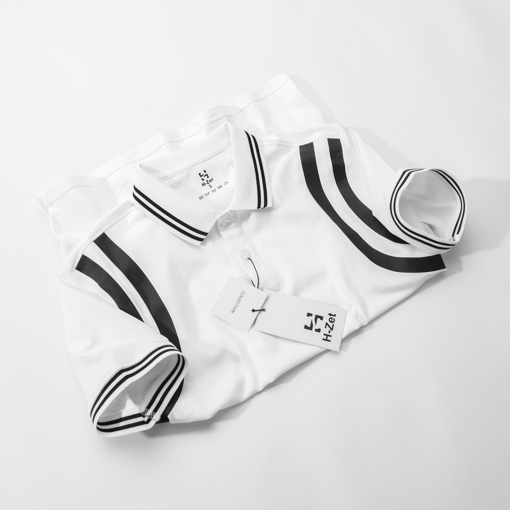 Áo Polo Cổ Bẻ VIỀN VAI H-Zet - Vải Polo Cá Sấu Cao Cấp