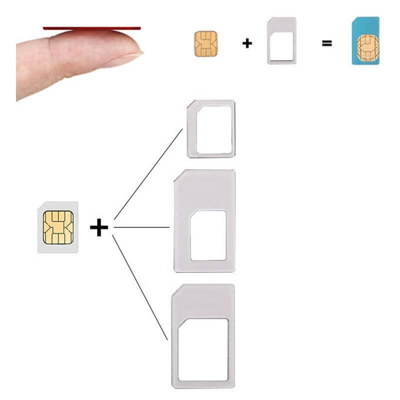 Bộ chuyển đổi thẻ nano SIM sang đầu chuẩn/micro tiện lợi cho điện thoại di động