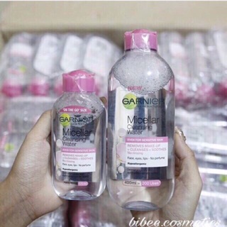 [Chai nhỏ 125ml] Nước Tẩy Trang – Garnier Micellar Cleansing Water – nước tẩy trang best seller của Garnier