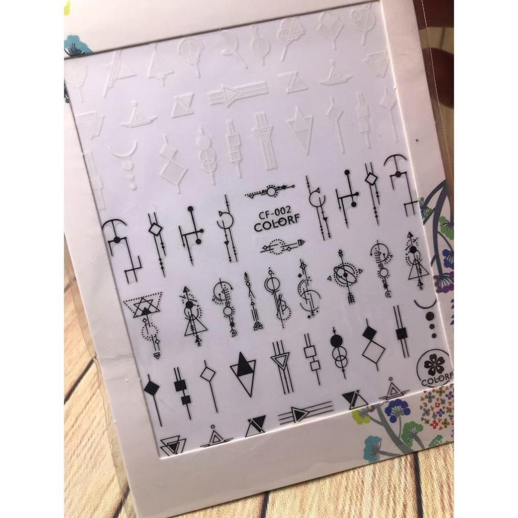 [SHOP XU HƯỚNG]  Hình dán móng tay CF002 [GIÁ SỐC]