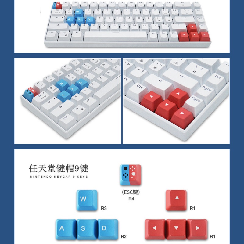Doraemon Keycap nhựa PBT OEM cao cấp Dragon Ball Doremon One Piece Naruto nút phím lắp cho bàn phím cơ