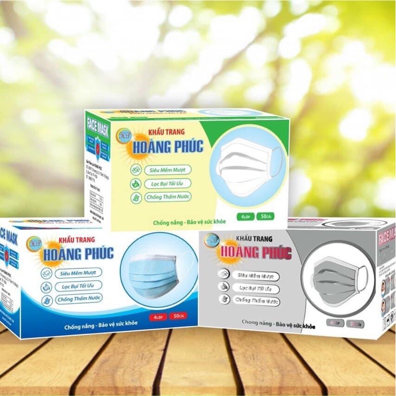 KHẨU TRANG Y TẾ #KHẨU TRANG 4 LỚP# KHẨU TRANG HOÀNG PHÚC