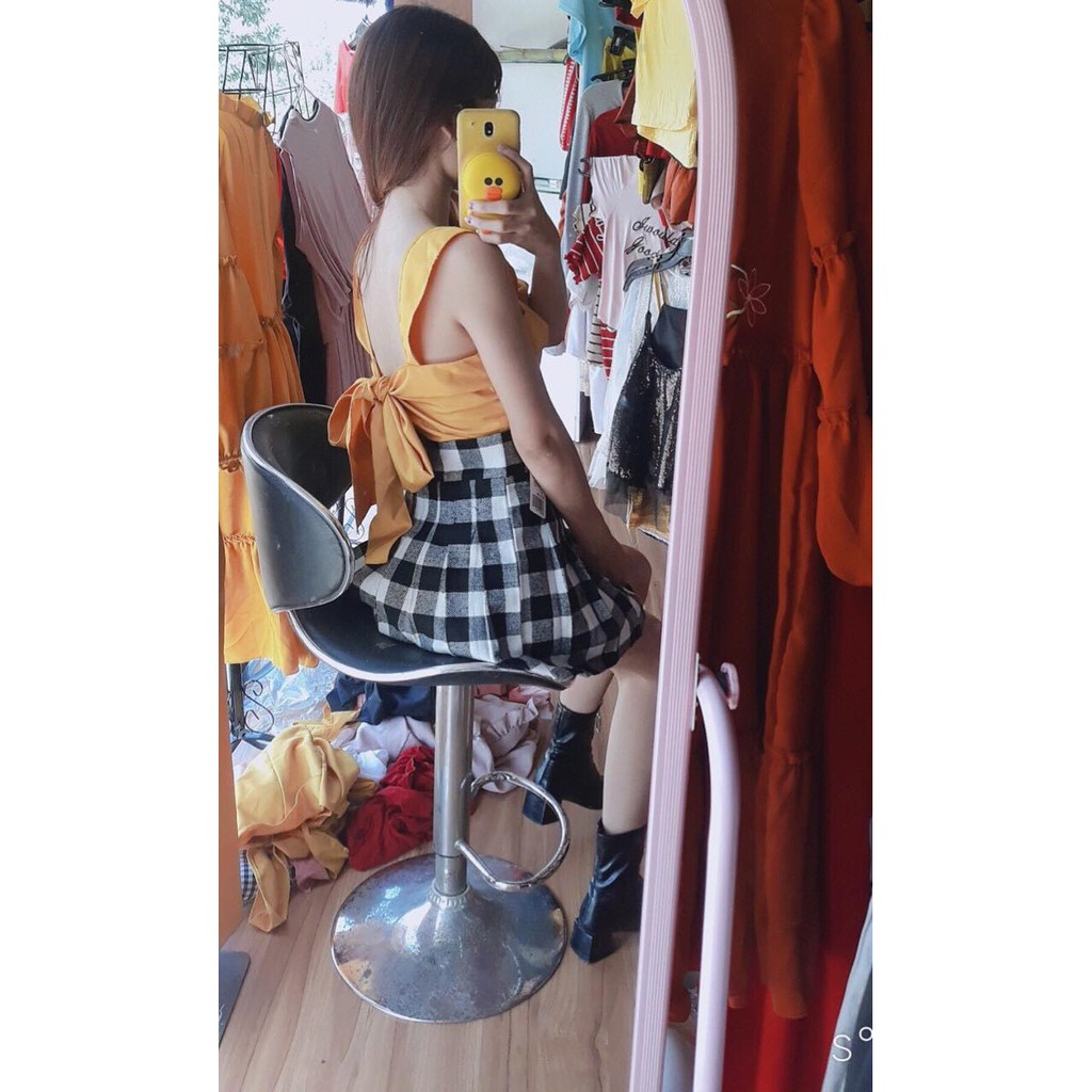 [Mã WASKT410K giảm 10K đơn 50K] Áo 2 dây CÁNH TIÊN cột nơ to sau lưng - có mút | BigBuy360 - bigbuy360.vn