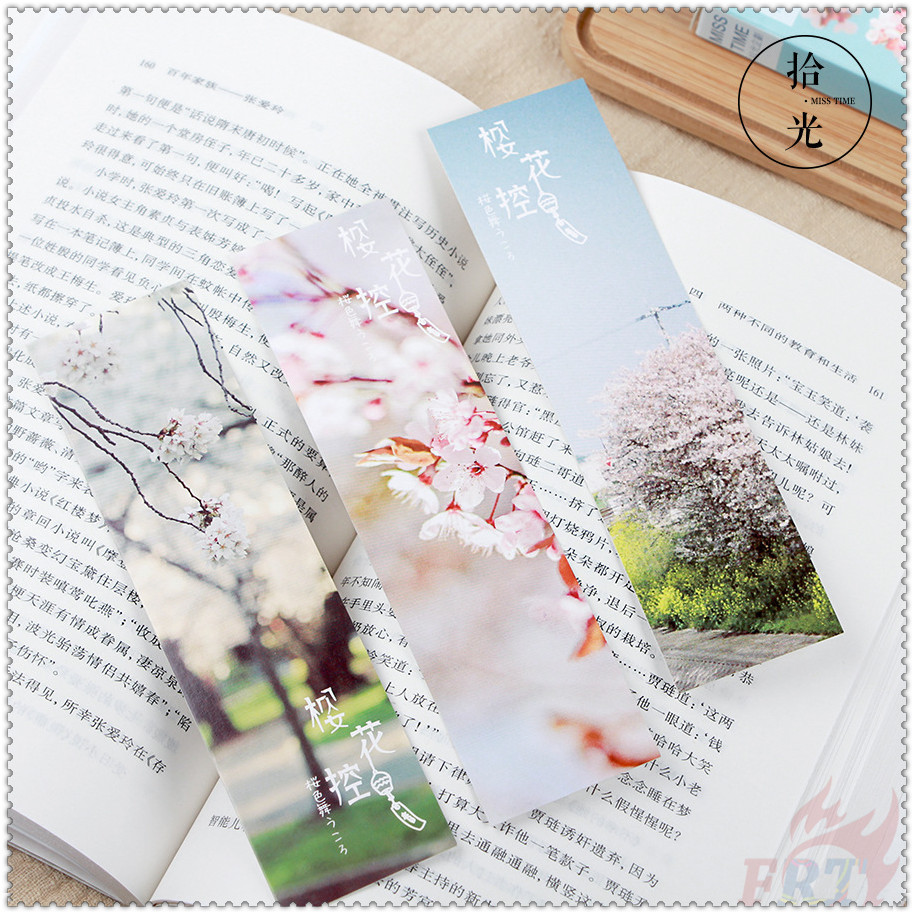 30Pcs/Set ❉ Tokyo Sakura Bookmarks ❉ Fashion Books Marker of Page Stationery School Office Supply