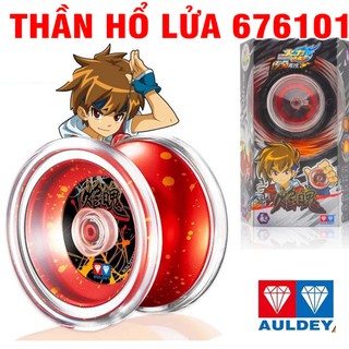 Yoyo con quay Thần Hổ Lửa cao cấp bằng nhựa Hãng Auldey đồ chơi Tuyệt đỉnh Yoyo cho trẻ em út up hư
