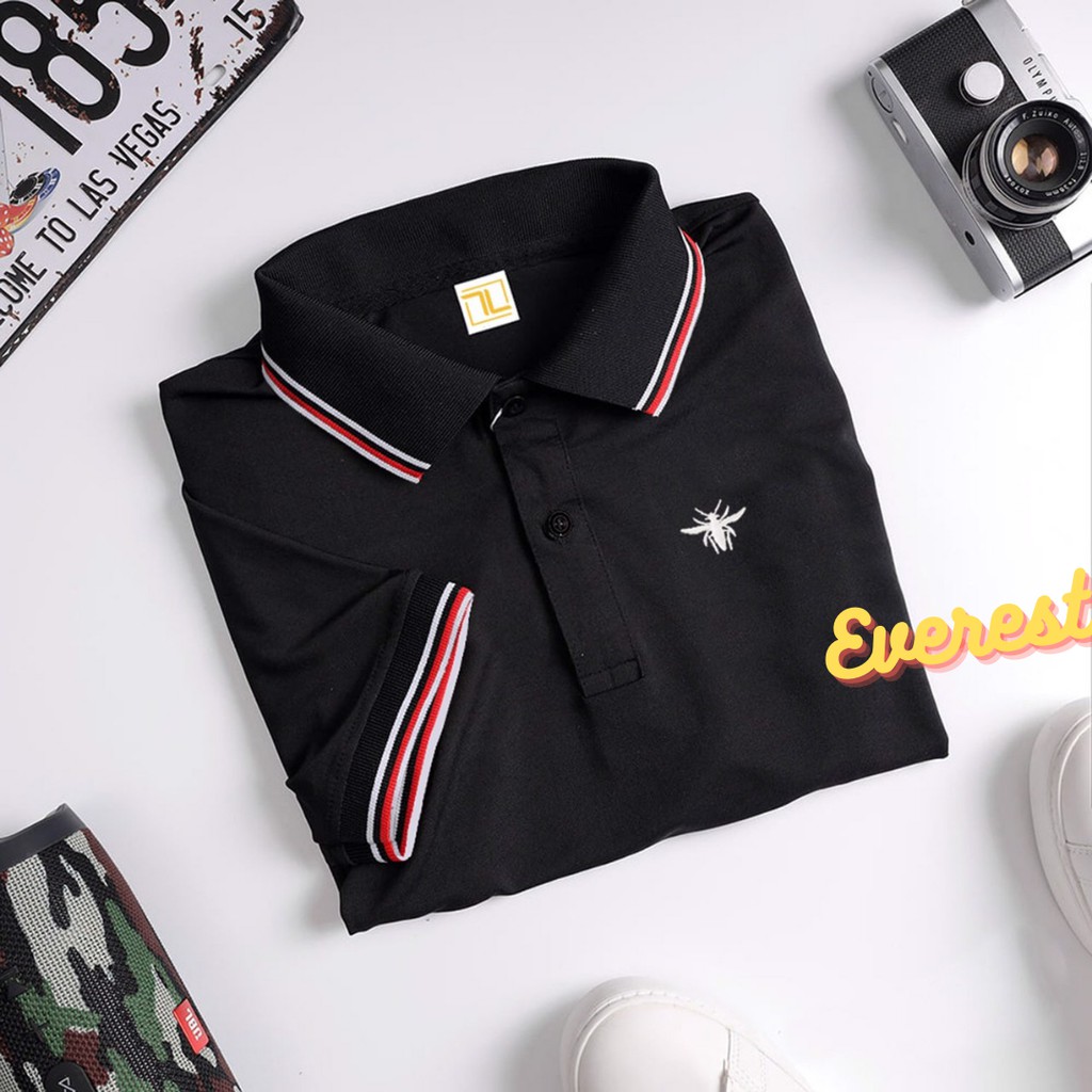 Áo polo nam chất liệu cotton co giãn 4 chiều, dày dặn, thấm hút mồ hôi, mặc vô cùng thoải mái | BigBuy360 - bigbuy360.vn