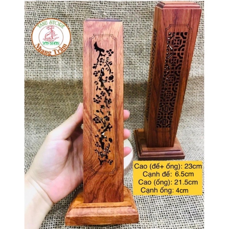 TRỤ ĐỨNG GỖ HƯƠNG XÔNG NHANG TRẦM KHÔNG TĂM- SẢN PHẨM CAO CẤP, SANG TRỌNG VÀ RẤT TIỆN DỤNG- TANUSTORE