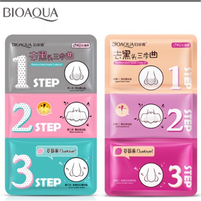 SET LỘT MỤN 3 BƯỚC BIOAQUA