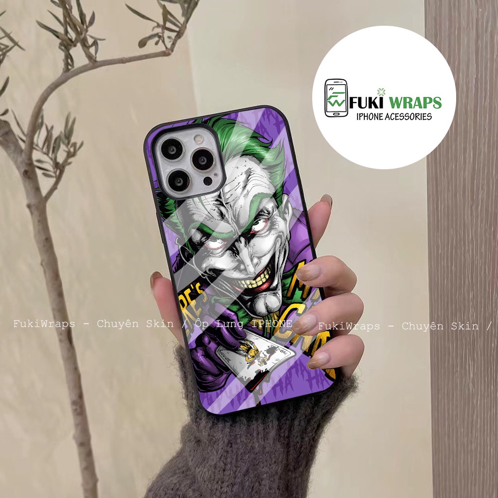 Ốp Lưng Kính Cường Lực / Case Joker Chống Vỡ Dành Cho 13ProMax 12ProMax 11ProMax X XSMAX Fukishop