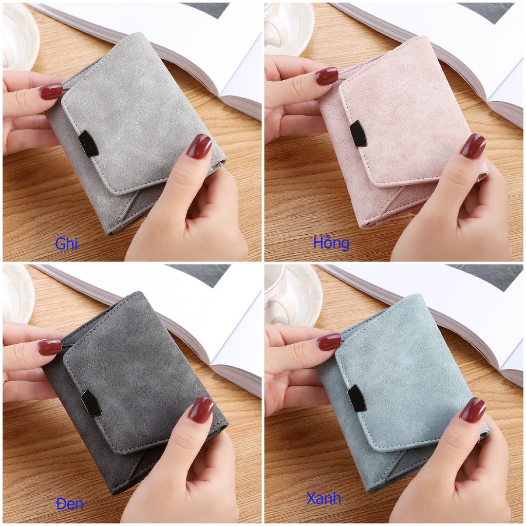 Ví nữ nhỏ ngắn mini bỏ túi đựng tiền nhiều ngăn giá rẻ VD513
