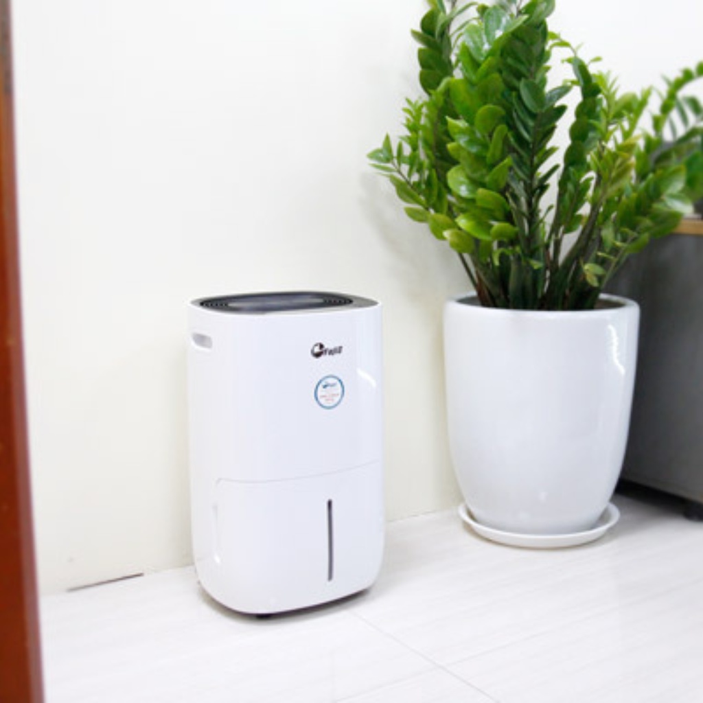 Máy hút ẩm không khí gia dụng 20 lít/ngày kèm màng lọc HEPA loại bỏ vi khuẩn trong không khí, sấy quần áo, độ ồn thấp