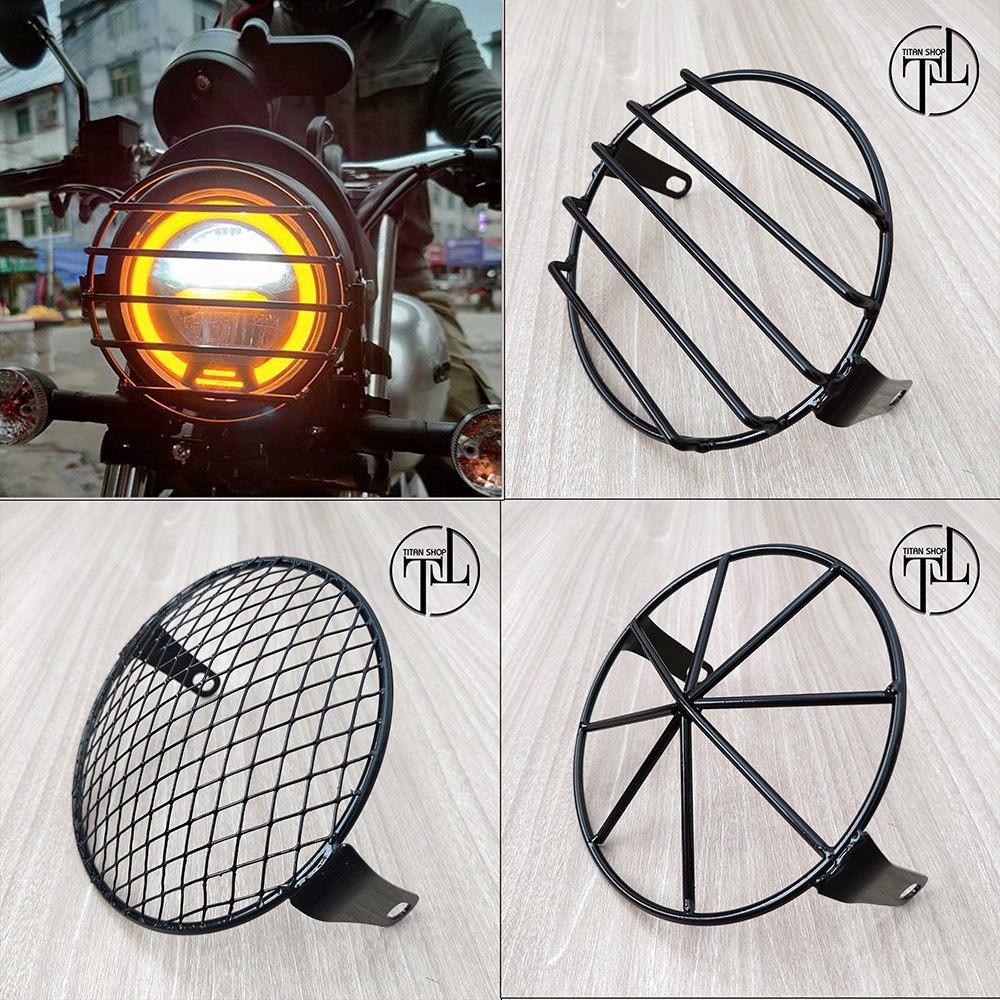 Chụp Bảo Vệ Đầu Đèn Tròn - Moto - Xe May - Trang Trí Đầu Đèn