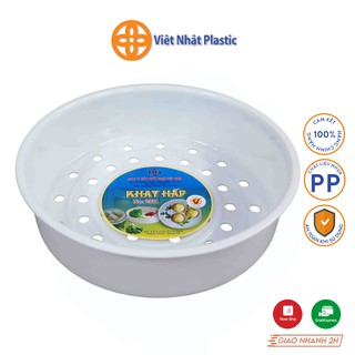Khay hấp nhựa tròn Việt Nhật Plastic xửng hấp thực phẩm