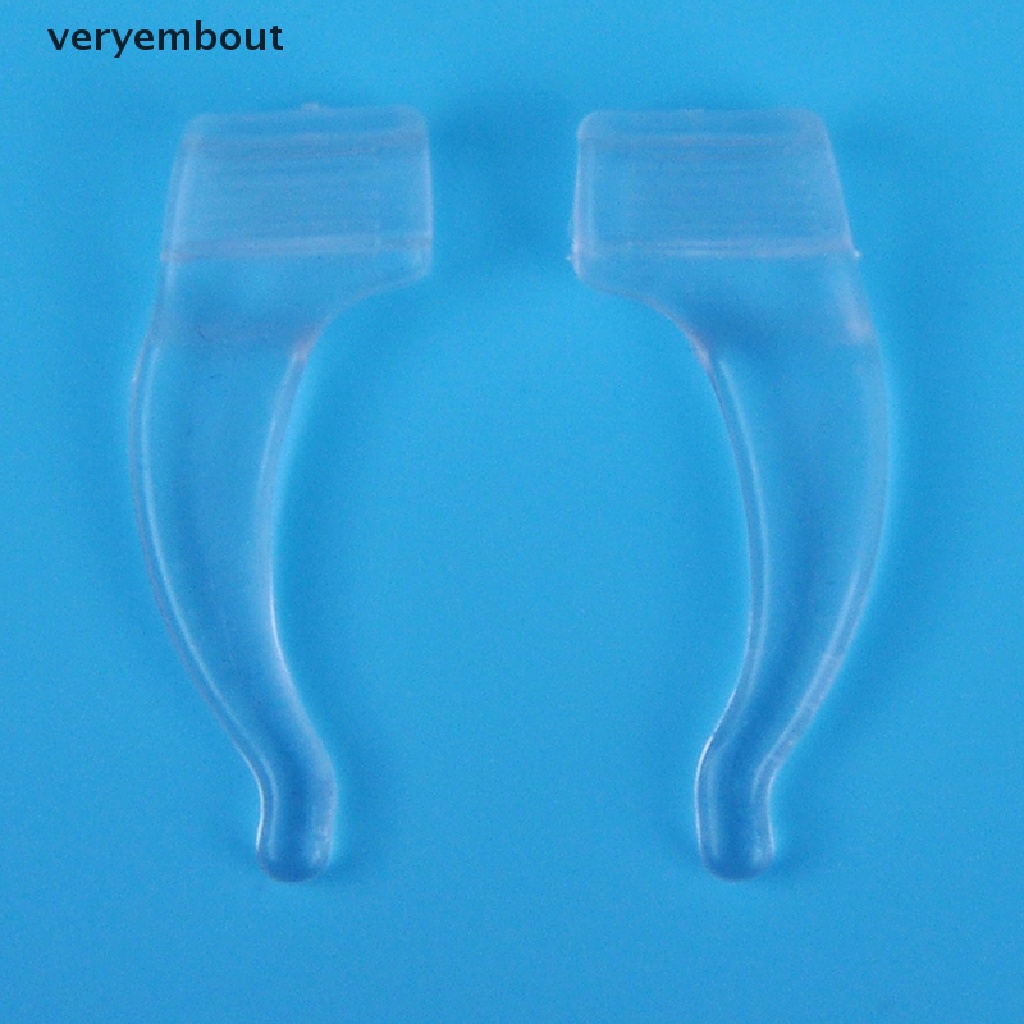 ut 1 pair durable silicone anti-slip holder strap stand for glasses accessories  n