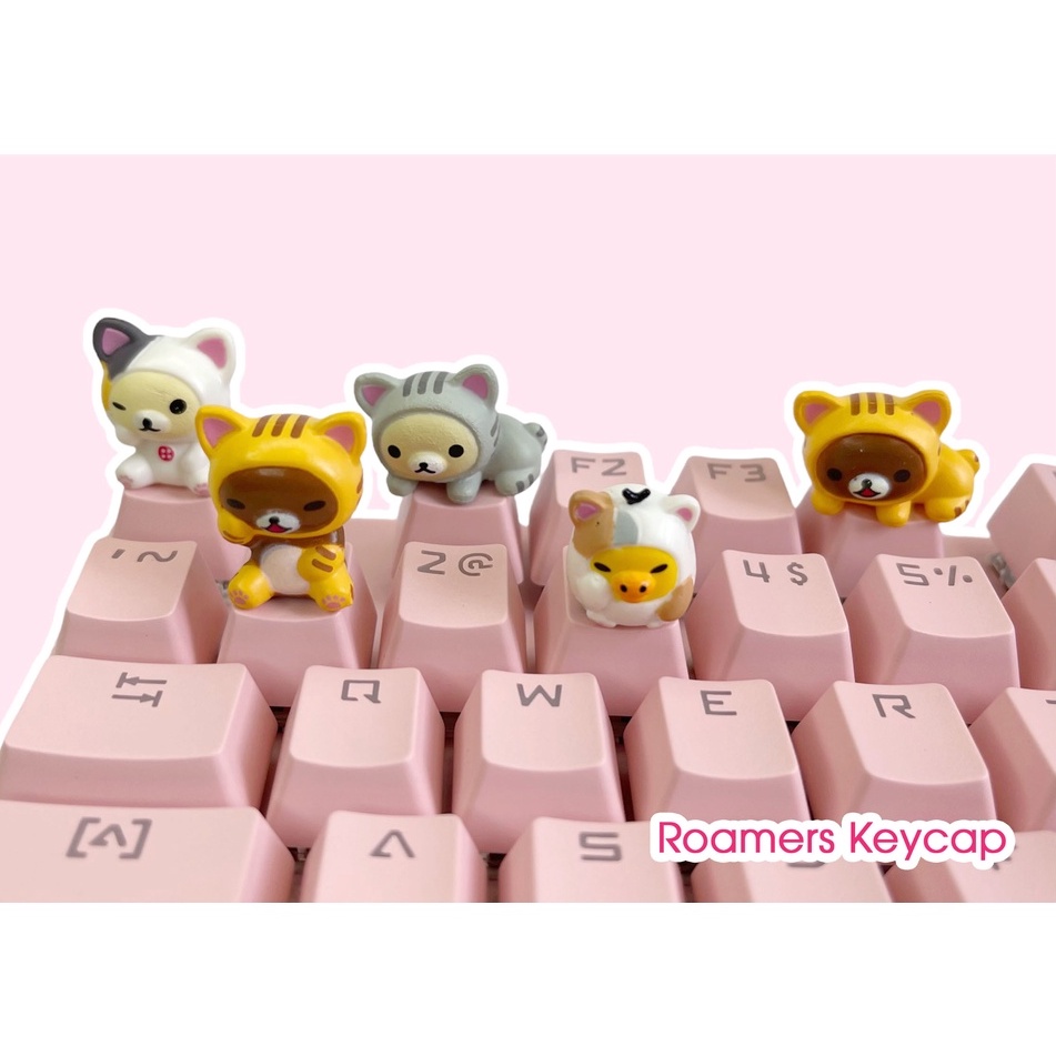 Set Keycap Lẻ mẫu gấu mới dễ thương R4 ABS(0011_CH)