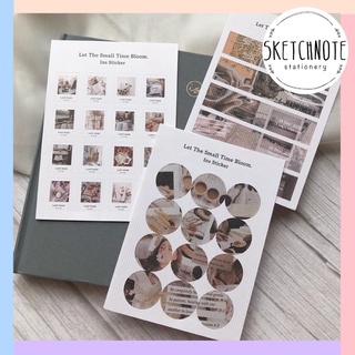Sticker phong cảnh hiện đại giấy sần ST057