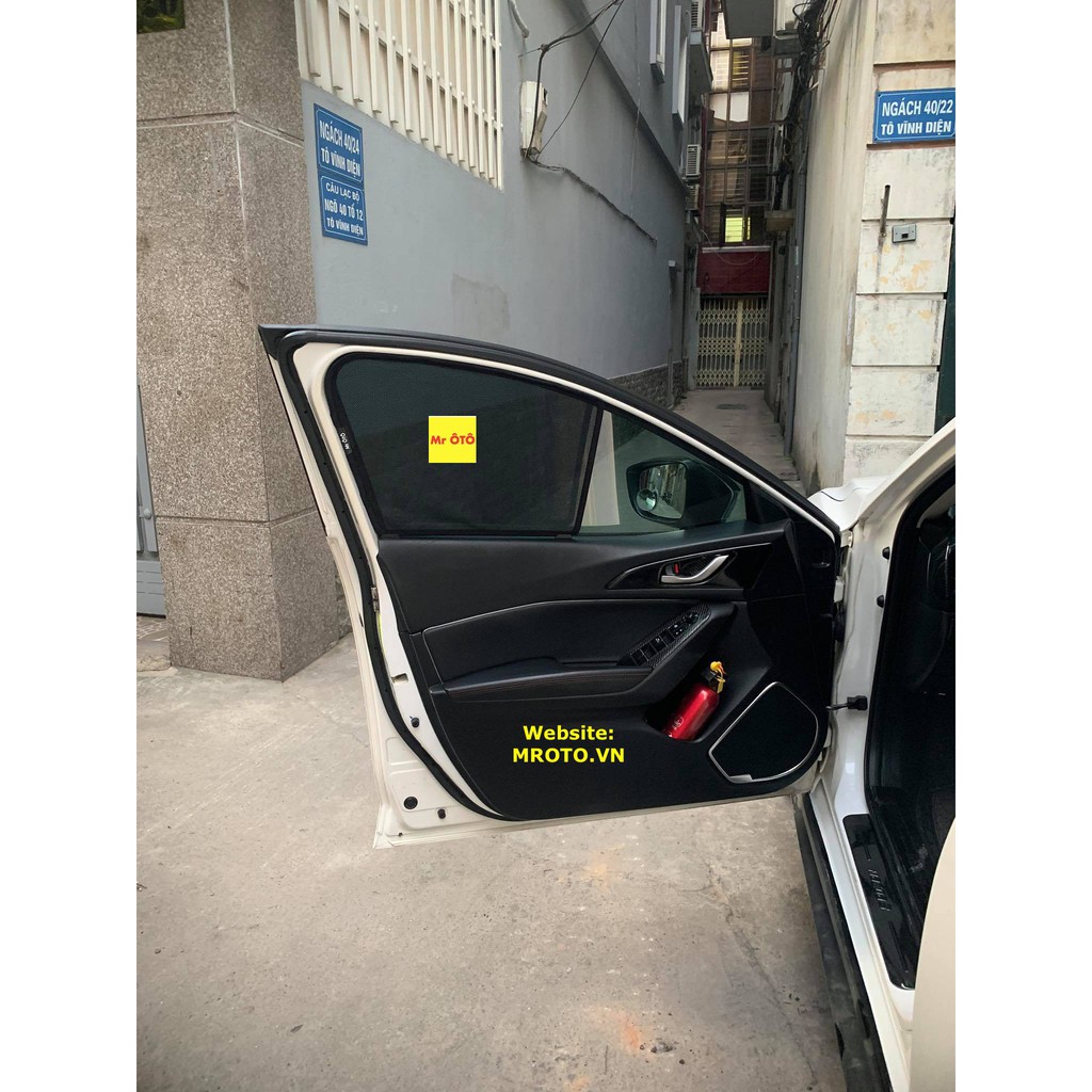 RÈM CHE NẮNG NAM CHÂM CHO XE MAZDA 3 ALL NEW 2015-2019. BẢO HÀNH 2 NĂM TOÀN QUỐC