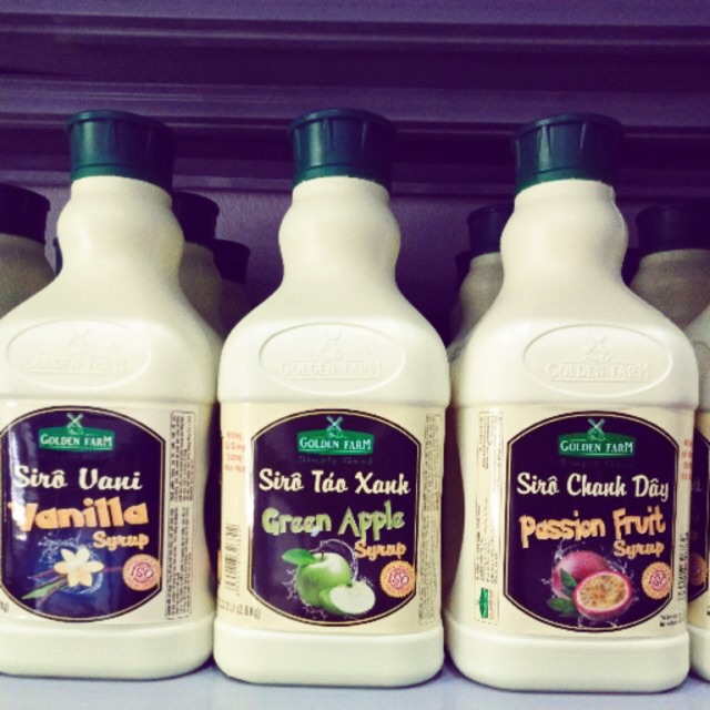 Siro Golden Farm 2 lít các vị