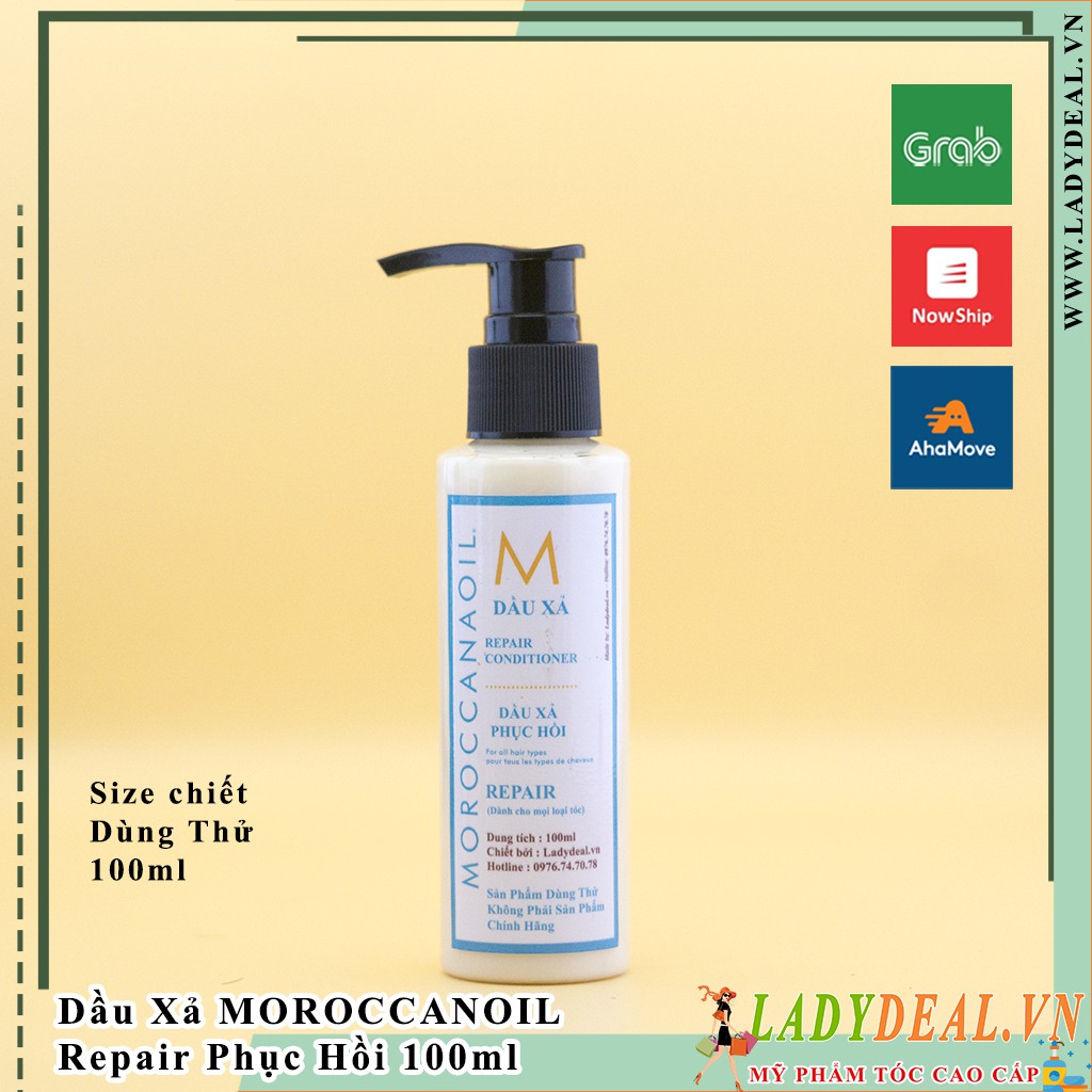 DẦU GỘI XẢ PHỤC HỒI ĐỘ ẨM MOROCCANOIL REPAIR [ 100ml - 250ml ] - CHÍNH HÃNG - NHIỀU PHÂN LOẠI