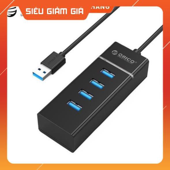 Hub USB 3.0 4 cổng Orico W6PH4-BK - BH 1 năm | Bộ chia 4 cổng USB 3.0