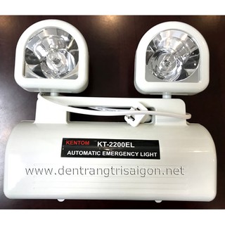 Đèn sạc sự cố Kentom KT-2200 EL mắt ếch  2 x 6W
